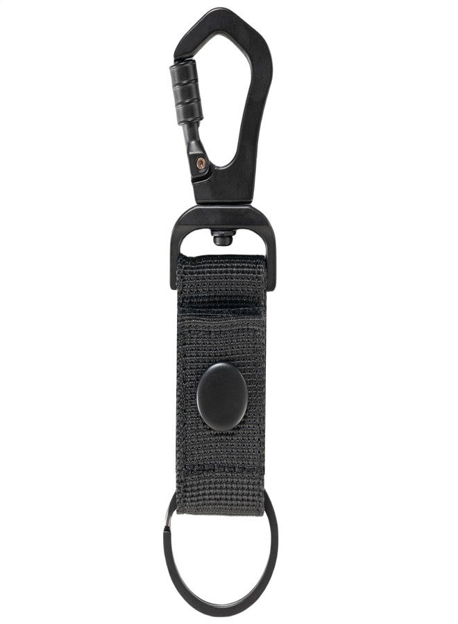 VEPKOIT Belt Loop Key Holder for Men with Key Rings, Heavy Duty Key Ring Holder with Self-Locking Metal Gate Clip, EDC Keychain Accessories Men Key Chain, Outdoor Carabiner Key Ring Clip Car Key Chain for Men - Image 1